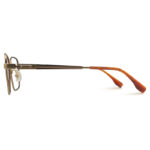 Golden Color Square Shape Eyeglasses