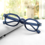 Blue Colour Men & Women Eyeglass Frame