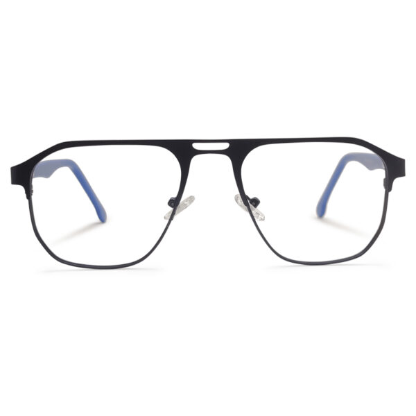 Double Bridge Blue Eyeglass