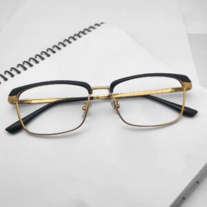 New Rectangle Shape Metal Eyeglasses