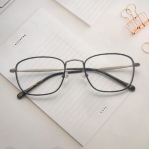 Mixed Color Metal Eyeglasses Frame
