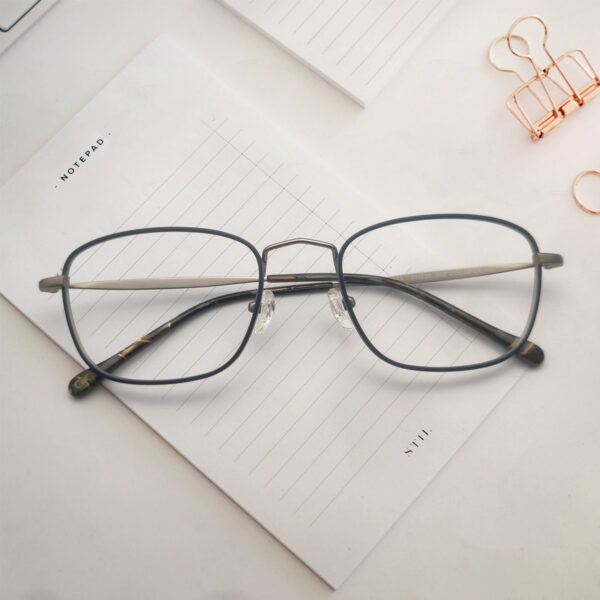 Mixed Color Metal Eyeglasses Frame
