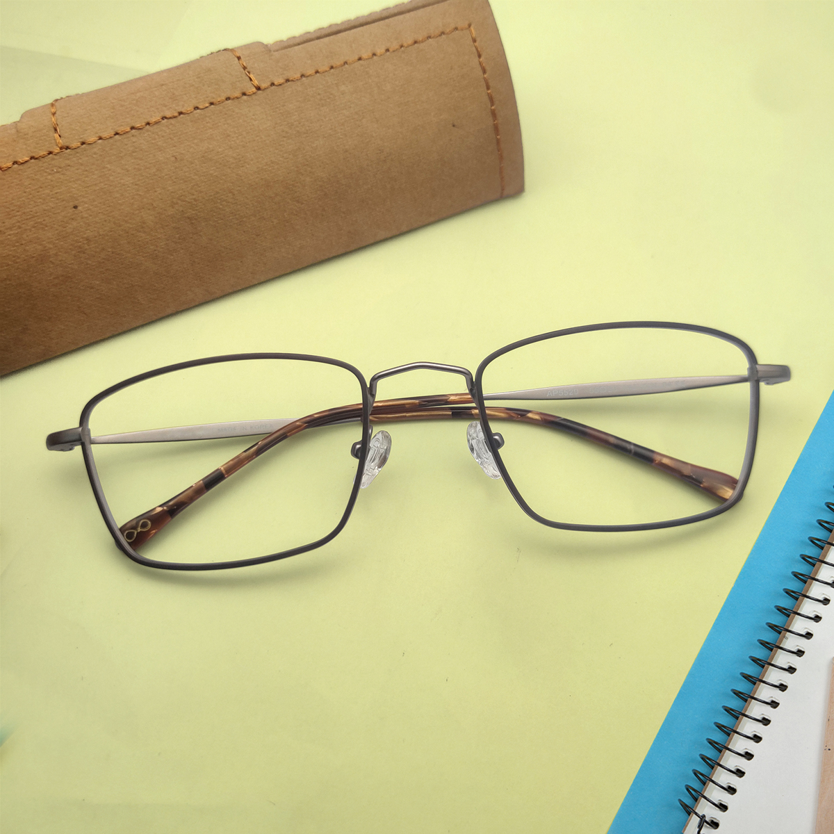 Mixed Color Metal Eyeglasses Frame