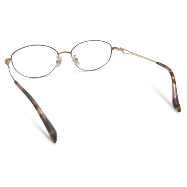 New Oval Shape Purple Color Ladies Eyglasses