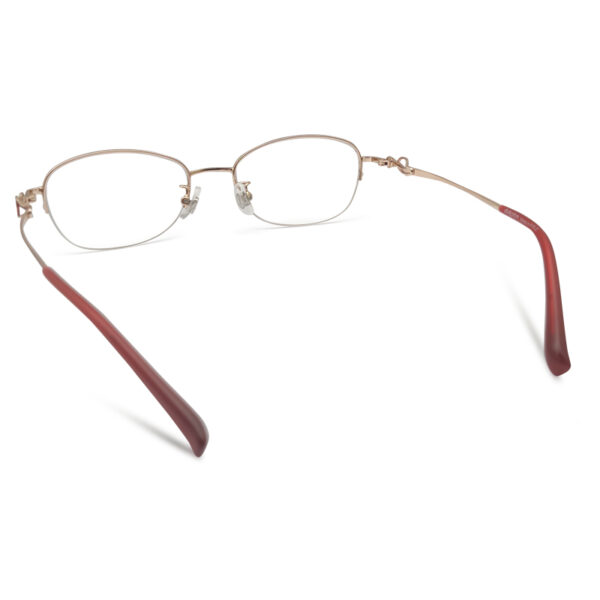New Red Half Rim Women’s Eyeglasses