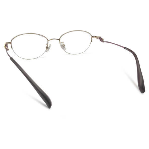 New Purple Half Rim Women’s Eyeglasses
