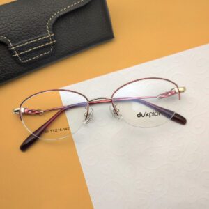 New Red Half Rim Women’s Eyeglasses