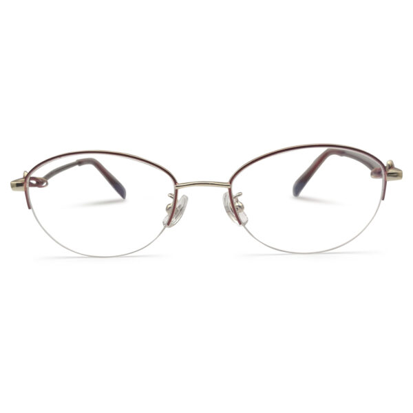 New Red Half Rim Women’s Eyeglasses