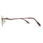 New Red Half Rim Women’s Eyeglasses