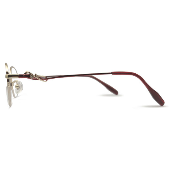New Red Half Rim Women’s Eyeglasses
