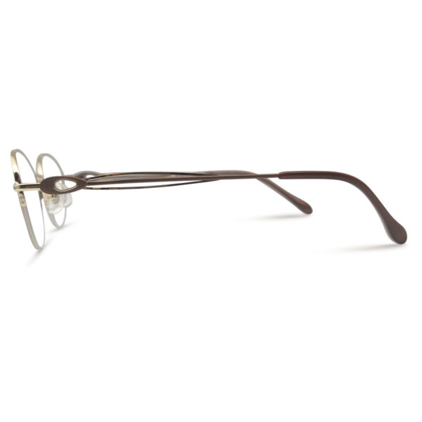 New Brown Half Rim Women’s Eyeglasses