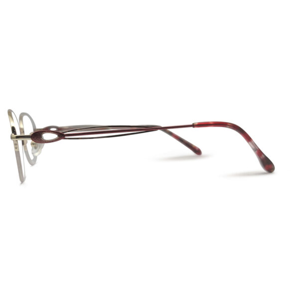 New Red Half Rim Women's Eyeglasses