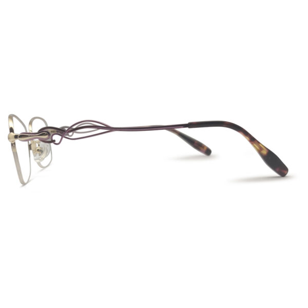 New Purple Half Rim Women’s Eyeglasses