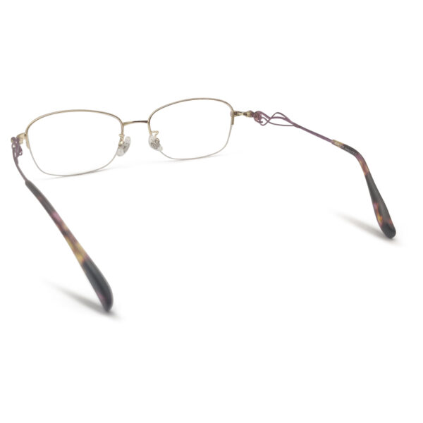 New Purple Half Rim Women’s Eyeglasses
