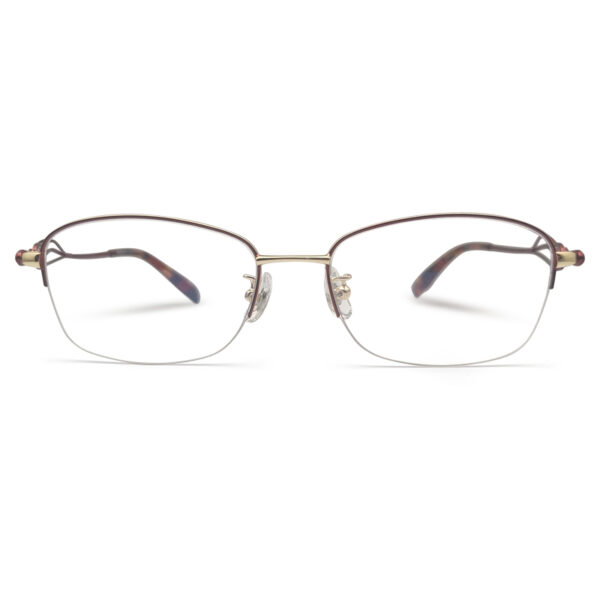 New Red Half Rim Women’s Eyeglasses