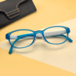 Fashionable Kids Oval Frames Eyeglasses