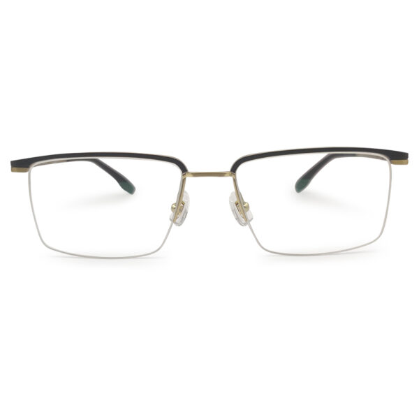 New High Quality Square Metal Frame Eyeglasses