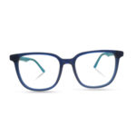New Stylish Blue Oval Eyeglasses