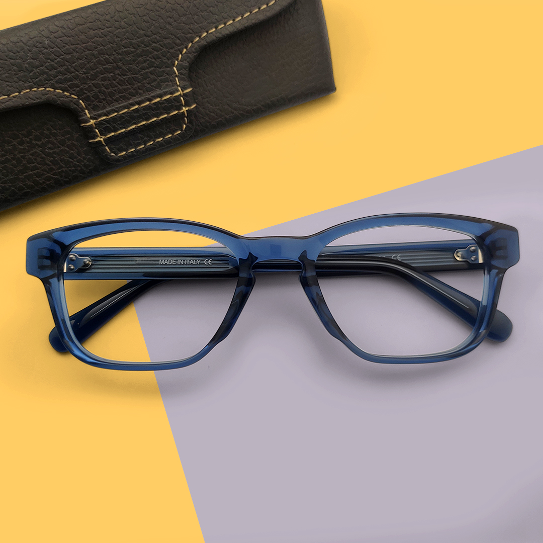 New Rectangle Fiber Body Eyeglasses