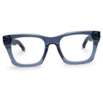Fashionable Blue Transparent Eyeglass