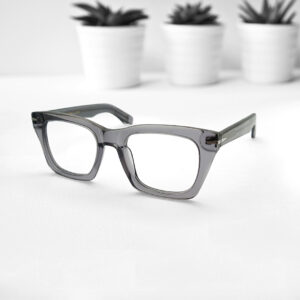 New Fashionable White Transparent Eyeglass