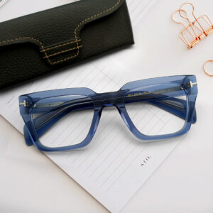 New Transparent blue Fashionable Eyeglass