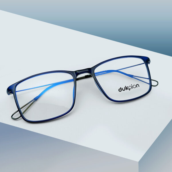 New Blue Color Square Eyeglass