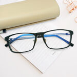 Rectangle Shape Black Eyeglass Frame