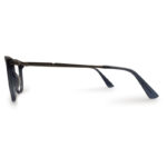 Round Shape Blue Transparent Eyeglass