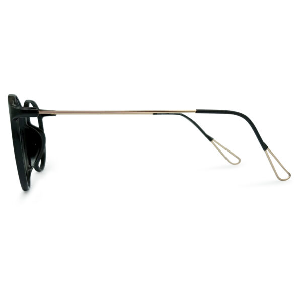 New Black Semi Round Eyeglasses