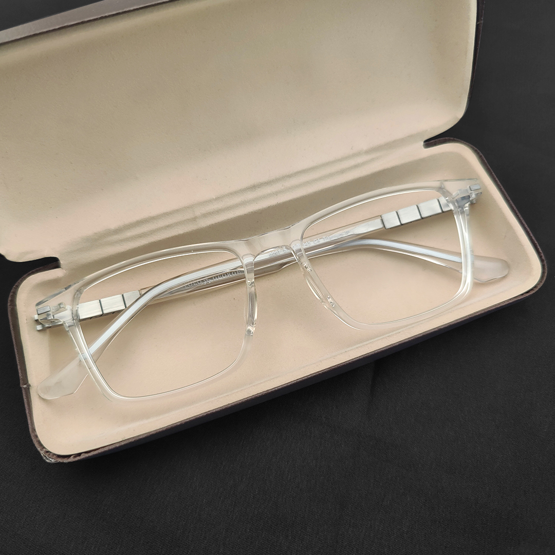 New Arrival Square Shape Transparent Eyeglass