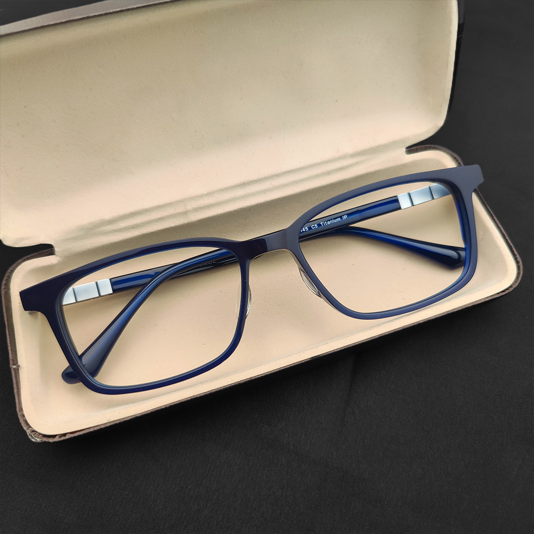 New Arrival Rectangle Shape Blue Frame