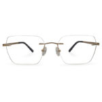 New Trendy Rimless Eyeglass