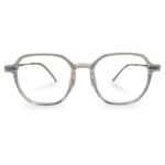 New White Transparent Round Shape Eyeglass