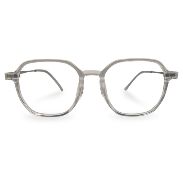 New White Transparent Round Shape Eyeglass