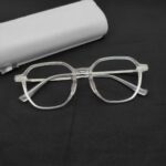 New Arrival White Transparent Eyeglass