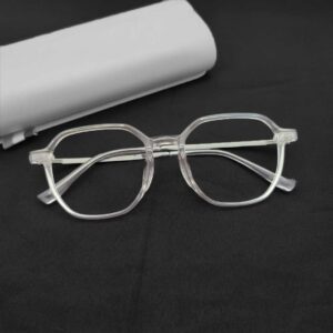 New Arrival White Transparent Eyeglass