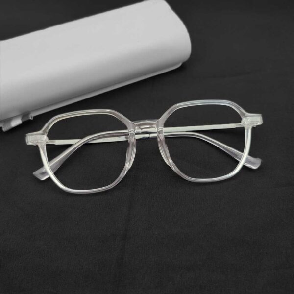 New Arrival White Transparent Eyeglass