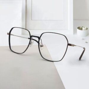 Modern Classic Metal Aviator Eyeglasses