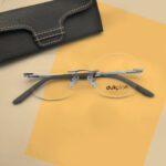 Round Shape Unique Rimless Eyeglasses