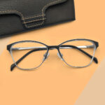 Cat Eye Women's Metal Eyeglasses