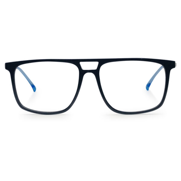 Double Bridge Square Shape Eyeglasses