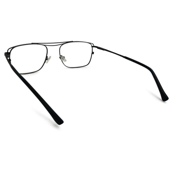 Double Bridge Metal Eyeglasses