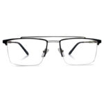 Half Rimless Double Bridge Eyeglasses