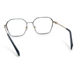 Geometric Titanium Built Eyeglasses
