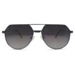 Aviator Shape Double Bridge Sunglasses