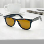 Wayfarer Shape Tiger Print Sunglasses