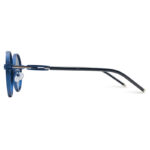 Round Blue Sunglass