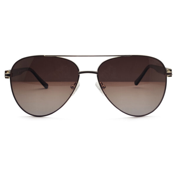 Double Bridge Brown Sunglasses