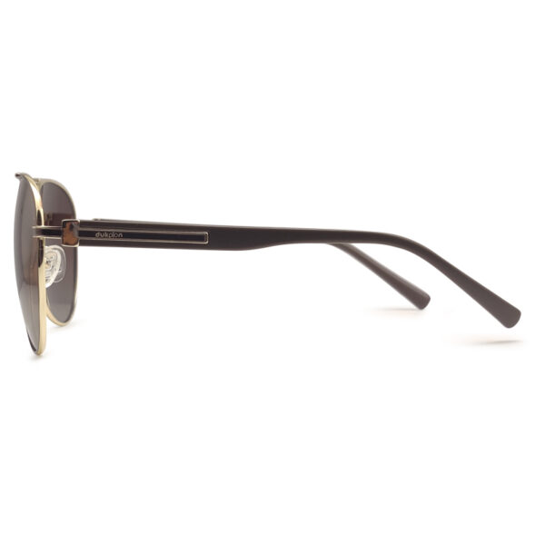 Double Bridge Brown Sunglasses